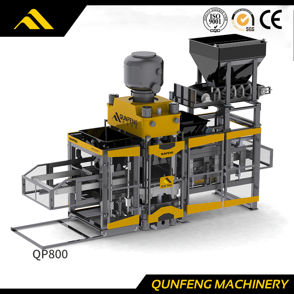 Mesin Pembuat Blok Tekan Hidraulik QP800
